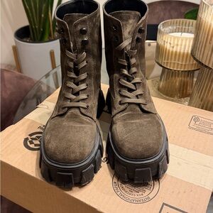 Marc Fisher Brown Suede Winter Boots